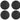 (4) Rockville CCL6T Black 70V 6" Commercial Ceiling Speakers 4 Restaurant/Office