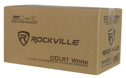CCL6T WHITE 10 Quad-Pack