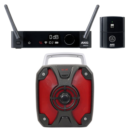 DMS300 Wireless Bodypack System with ROCKBOX Bluetooth Speaker