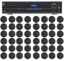 JBL Commercial Amp+48) Black 5" Ceiling Speakers For Restaurant/Bar/Office/Hotel