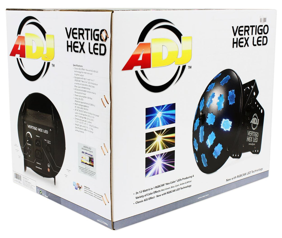 (4) VERTIGO HEX LED Dance Floor Effects + Spyder LED Moving Head