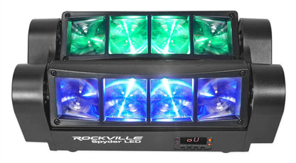 (4) VERTIGO HEX LED Dance Floor Effects + Spyder LED Moving Head