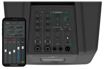Mackie SRM-Flex 1300w Portable Line Array DJ Speaker PA System w/Sub+Carry Bag