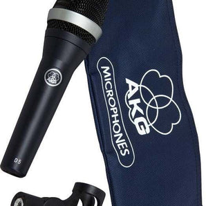 AKG D5 Handheld Dynamic Vocal Microphone SuperCardioid Dual Shockmount Mic D 5