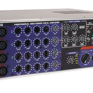 Vocopro HV-1200 1200 Watt Powered Mixer/Karaoke Mixing Amplifier w/Vocal FX