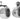 2 Rockville MAC40S 4" Chrome Swivel Aluminum Tower Handlebar Speaker Pods ATV/UTV