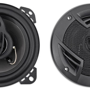 Pair Rockville RV4.3A 4" 3-Way Car Speakers 500 Watts / 70w RMS CEA Rated Total