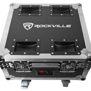 Rockville WEDGE CHARGE CASE Charging Case For (6) RockWedge LED PAR Lights