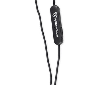 Rockville EBT35 GunMetal Magnetic Bluetooth EarBuds In-Ear Sport Headphones with IPX5