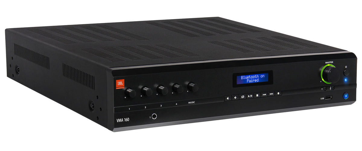 JBL VMA160 60-Watt 70 Volt 70V Mixer/Amplifier with Bluetooth 5 Channel Inputs