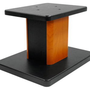 2 Rockville RHT8C Computer/Bookshelf Desktop Speaker/Studio Monitor Stands-Wood