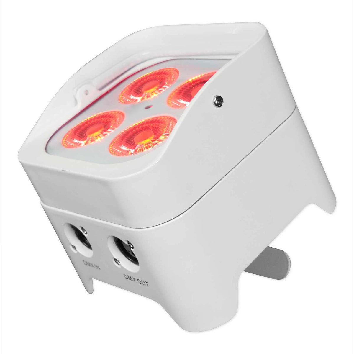 (3) BEST PAR 50 White Rechargeable Par Lights Wireless DMX+RGBWA+UV+Bag