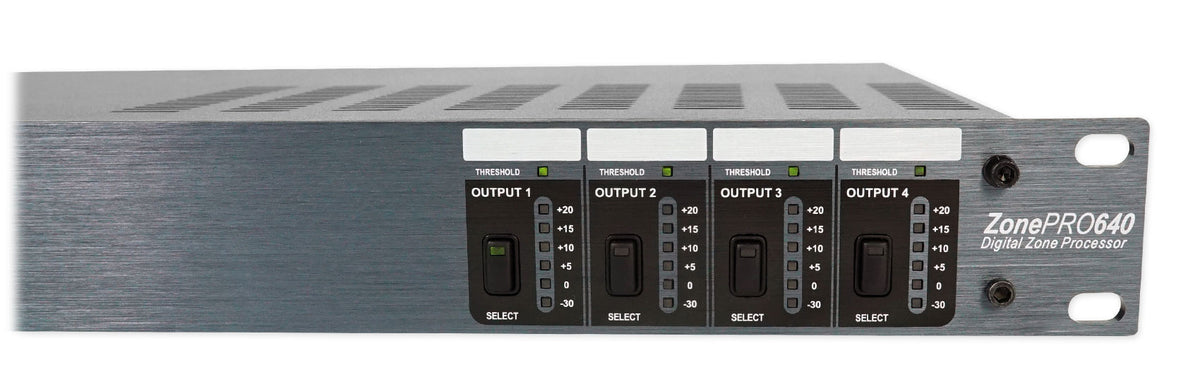 ZonePRO 640 6-In / 4-Out Digital Zone Processor