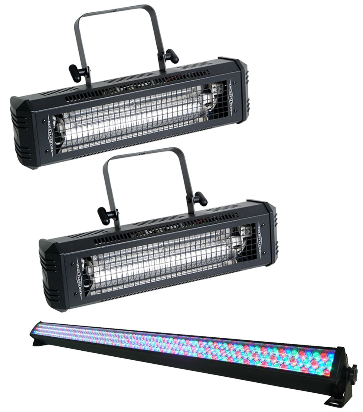 MEGA FLASH DMX 2-Pack + ROCKSTRIP 252 2-Pack