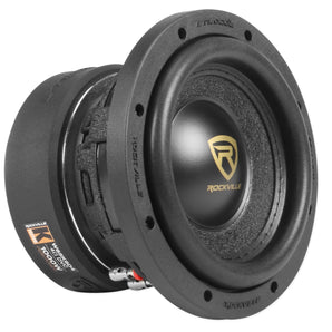 Rockville W65K9D4 6.5" 1000w Car Audio Subwoofer Dual 4-Ohm Sub CEA Compliant