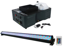 Fog Fury Jett 700W Vertical Fog Machine w/LED+DMX+Remote+ROCKSTRIP