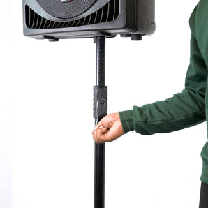 Rockville RVCS2 Heavy-Duty Tripod Adjustable Crank-Up DJ PA Speaker Stand+Bag