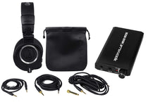 ATH-M50X Studio Headphones & HeadRock Headphone Amplifier Bundle