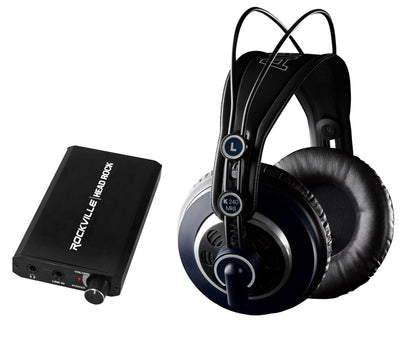 K240 MKII Studio Headphones with HeadRock Headphone Amplifier