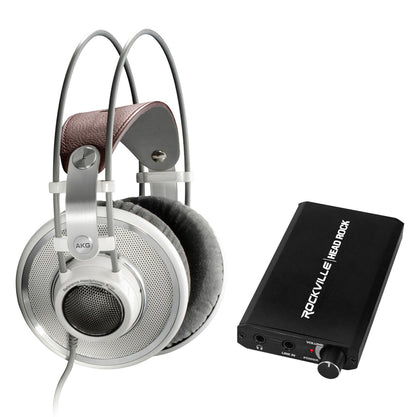 K701 Headphones with HeadRock Headphone Amplifier