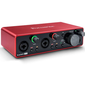 Focusrite SCARLETT ASMR Recording Streaming Kit Interface+Mics+Booms+Headphones