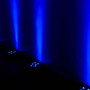 (4) Rockville BATTERY PAR 50 Rechargeable LED DMX DJ Wash Up-Lights+Remotes+Bag