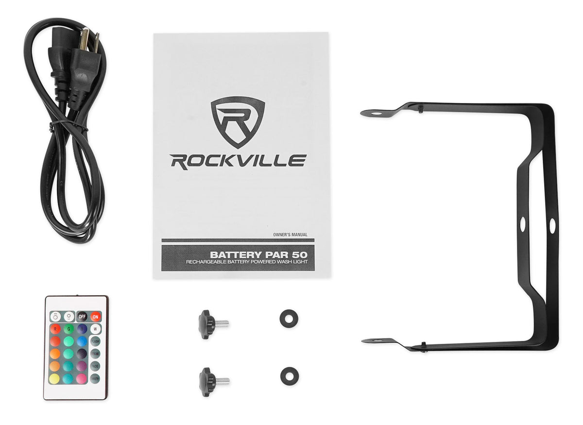 BATTERY PAR 50 2-Pack + RLB90 Lighting Bag Bundle