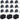 12) Rockville BATTERY PAR 50 Rechargeable LED DMX DJ Wash Up-Lights+Remotes+Bags