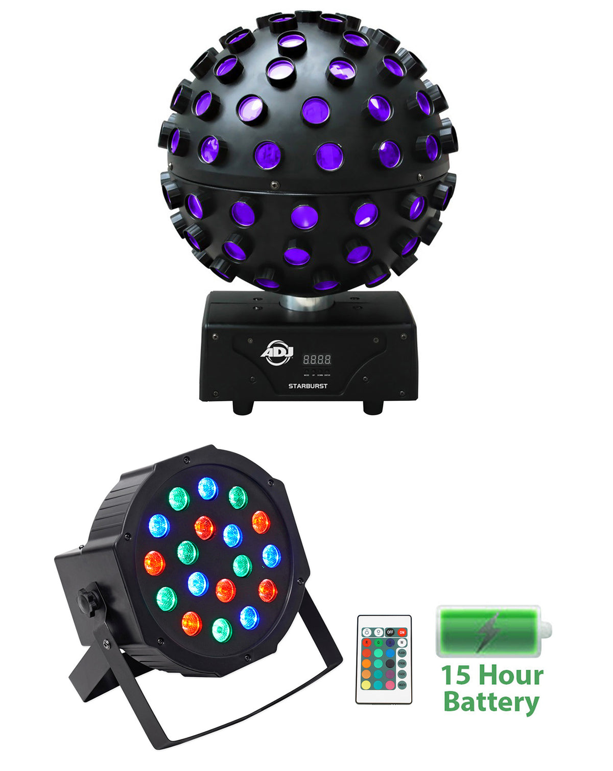 STARBURST + BATTERY PAR 50