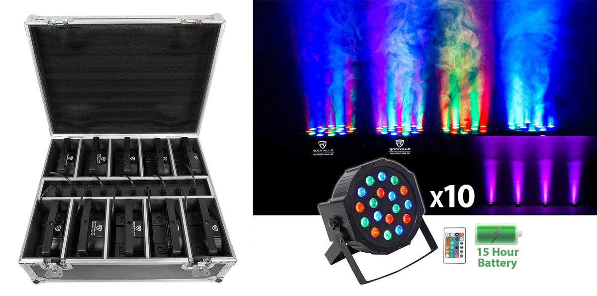 BATTERY PAR PACK 50 Black