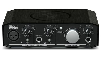 Mackie Onyx Artist 1.2 2x2 USB Audio Recording Studio Interface