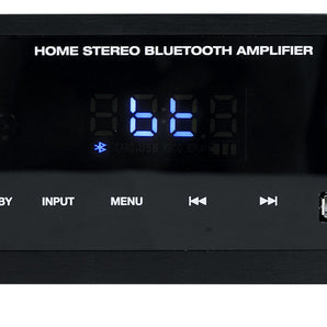 Rockville BLUAMP 150 Home Stereo Bluetooth Amplifier Receiver Optical/Phono/RCA