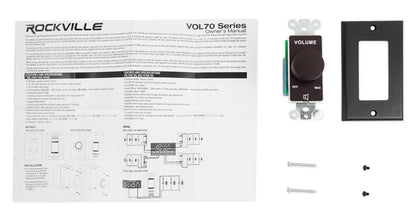 RCS80-1 + CCL6T Black 2-Pack + VOL70100 Black