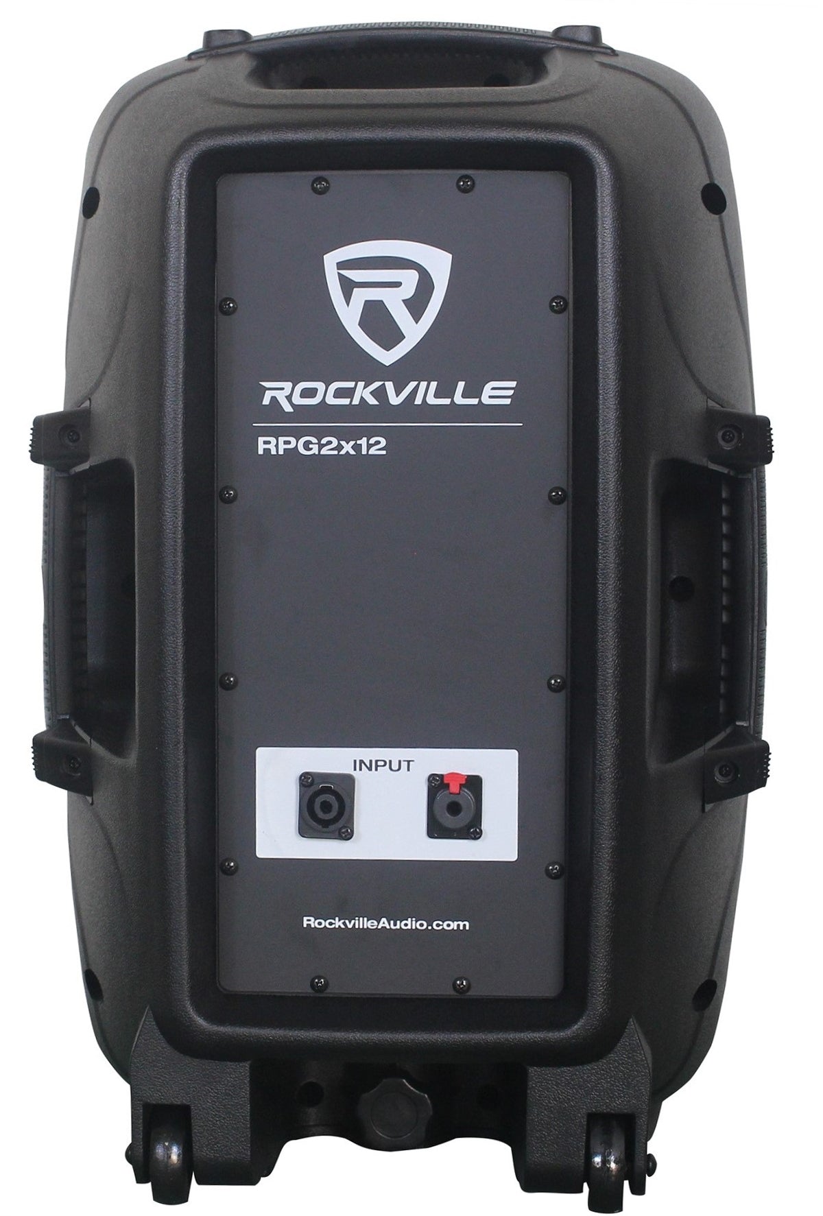 Pair of Rockville Package 12" 1400 Watts Passive DJ PA Speakers+(2) Stands+(2) Mics+Cables