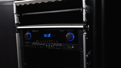 Rockville SINGMIX 5 2000w Bluetooth DJ/Pro/Karaoke/Home Amplifier Mixer Receiver