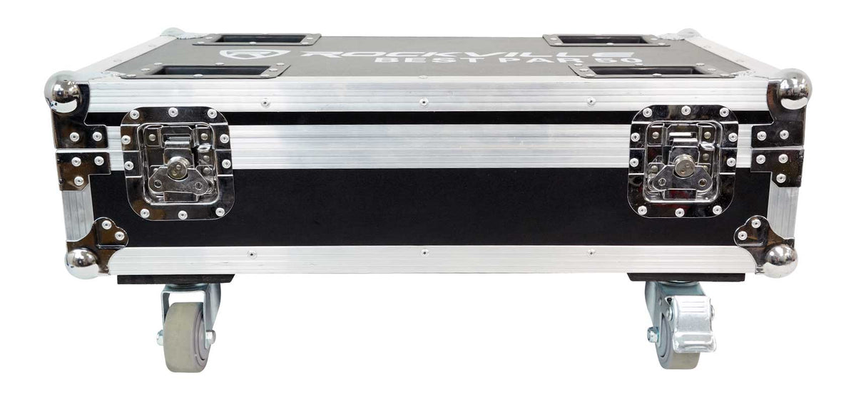 Rockville BEST CHARGE 50 Charging Travel Road Case For (8) BEST PAR 50 Lights
