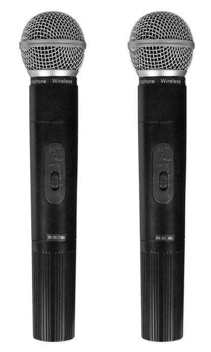 RAM12BT 12" Rechargeable Powered 600W DJ PA Speaker, 2 Mics, Bluetooth