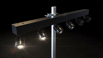 Chauvet DJ Pinspot Bar DMX w/ (6) Independantly Controlled Pinspots Lights