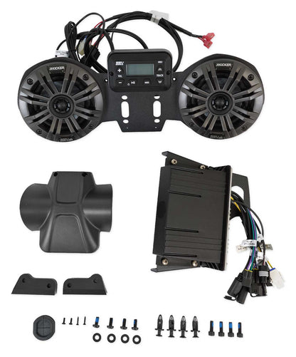 RKR-2K Front Fairing 4" Speakers + Bluetooth Receiver