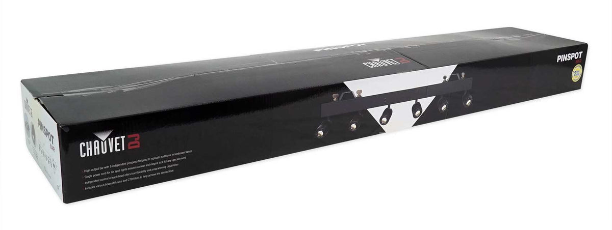Chauvet DJ Pinspot Bar DMX w/ (6) Independantly Controlled Pinspots Lights