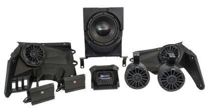 MB QUART (4) Speakers+Sub+Amps+Radio For Select 2017-2020 Can-Am Maverick X3