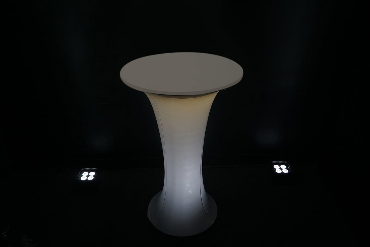 ELIMINATOR Decor Cocktail Table Club Pub Scene Highboy w/White Scrim+Carry Bag