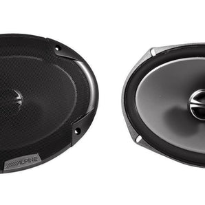 Alpine SPE-6090 6" x 9" 2 Way Pair Of Car Stereo Speakers Totaling 600 Watts