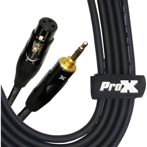 ProX XC-MXF05 5 Ft. XLR Female to 1/8" TRS 3.5mm AUX Cable