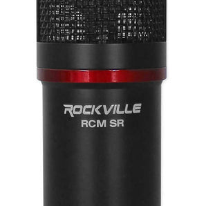 Rockville RCM SR Studio/Recording Condenser Microphone Mic w/ Samsung Capacitors