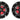 Pair Rockville RKL80MB 8" 900 Watt Black 2-Way Marine Boat Speakers w/LED's