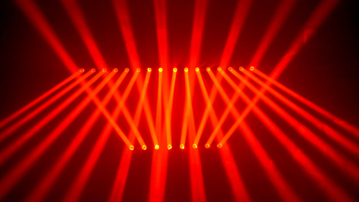 Rockville MOTIONSTRIP Motorized Moving Head RGBW Color Strip Wash\Beam Light Bar
