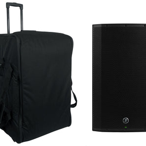Mackie Thump15A THUMP-15A 15" 1300 Watt Powered DJ PA Speaker+Rolling Carry Bag