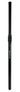 Rockville GASPOLE-B M20 Threaded Air Assist Subwoofer or Speaker Pole Mount Stand
