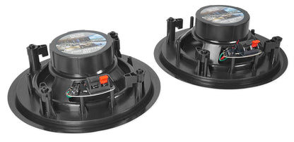 Pair Rockville HC85 Black 8 inch 700w In-Ceiling Home Theater Speakers 8-Ohm